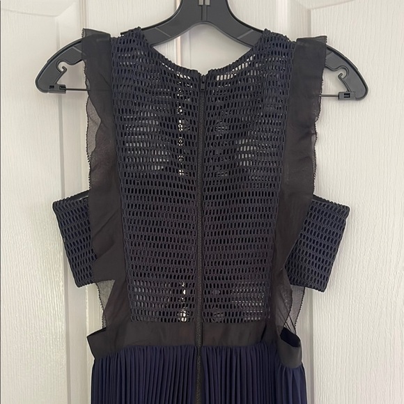 Self-Portrait Navy Lace Midi Dress - Picture 8 of 11